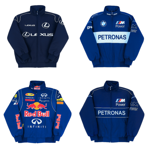 Formula One Racer Jacket Formula 1 Racing Jacket in Vintage Style