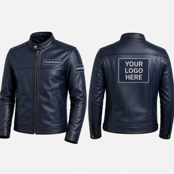 Custom Logo Leather Jacket for Men, Women, and Kids