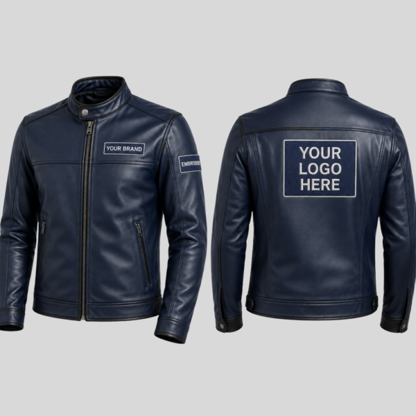 3 Genuine Leather Jackets Made to Order with Custom Branding