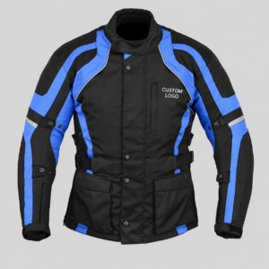 Cordura Motorbike-Style Jackets with Logo, Support Panels, and Custom Branding