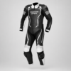 Leather Motorcycle-Style One-Piece Suits with Logo and Custom Branding