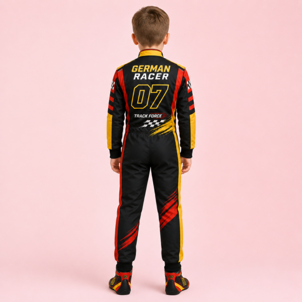 download (11) Custom Germany Theme Racing-Inspired Jumpsuit Set with Gloves and Shoes