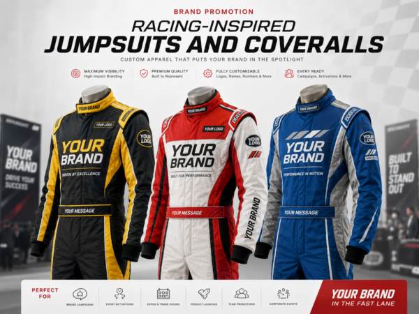 download (11) Racing-Inspired Jumpsuits and Coveralls for Promotional Apparel
