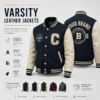 download (11) Custom Varsity Leather Jackets for Brands, Clubs, and Team Orders