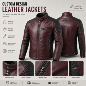 Custom Sheepskin and Lambskin Leather Jackets for Brand Collections