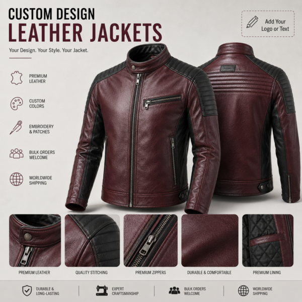 download (12) Custom Sheepskin and Lambskin Leather Jackets for Brand Collections