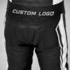 Leather Motorcycle-Style One-Piece Suits with Logo and Custom Branding