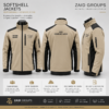 Custom Branded Softshell Jackets for Promotional Apparel and Workwear