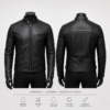 Custom Biker Style Leather Jackets for Brands and Private Labels