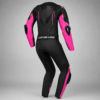 Custom Rider-Style Leather Suits with Elbow, Shoulder, Back, and Knee Support Areas