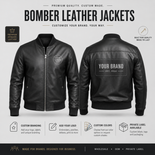 download (17) B2B Bomber Leather Jacket Manufacturing for Bulk Brand Orders
