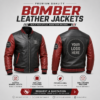 download (20) Custom Bomber Leather Jackets for Brands and Private Labels