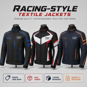 B2B Racing-Style Jacket Manufacturing for Bulk Promotional Orders