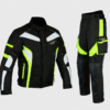 Custom Rider-Style Cordura Suits with Elbow, Shoulder, Back, and Knee Support Areas