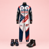 download (30) Custom USA Theme Racing-Inspired Jumpsuit Set with Gloves and Shoes