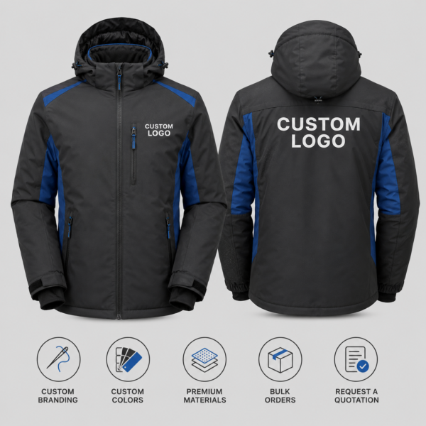 Custom Waterproof-Style and Winter Jackets for Brands and Teams