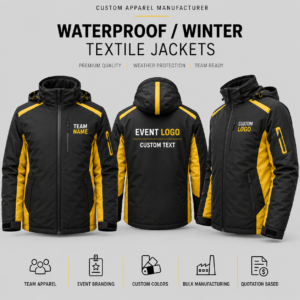 B2B Waterproof-Style Jacket Manufacturing for Bulk Custom Orders