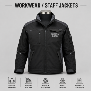 Custom Workwear and Staff Jackets for Companies, Teams, and Events