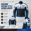 download (6) Racing-Inspired Leather Jackets with Logo, Patches, and Custom Colors