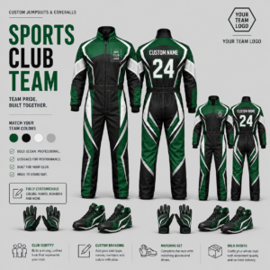 download (8) Branded Teamwear Jumpsuits for Companies, Clubs, and Event Crews