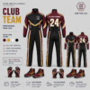 download (9) Custom Team Jumpsuits and Coveralls with Logo, Name, and Number