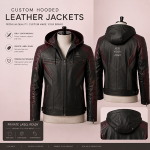 download (9) Custom Hooded Leather Jackets for Brands and Private Labels