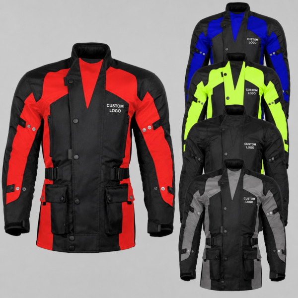 Custom Motorbike Cordura Jackets for Brands, Teams, and Private Labels
