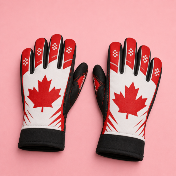 vred Custom Canada Theme Racing-Inspired Jumpsuit Set with Gloves and Shoes